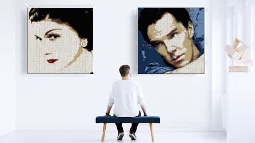 Collection of Style Icons then & now from art4bricks.com